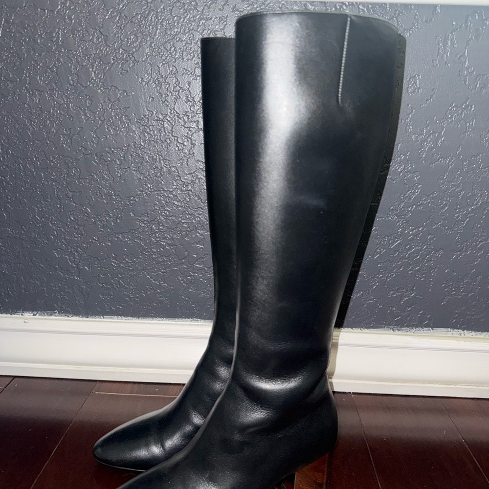Michael Kors Collection Black Over the Knee Boots